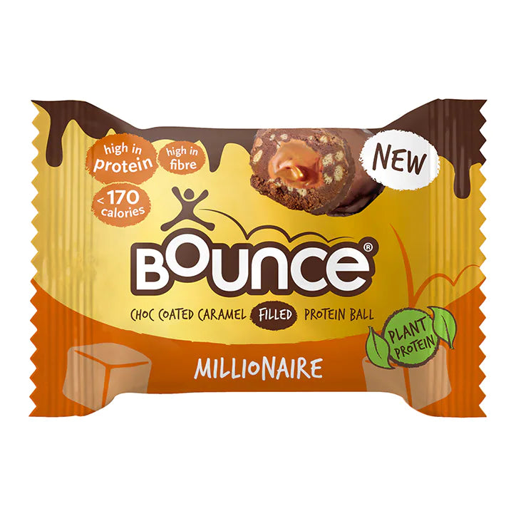 Bounce Bola de Proteína Millonaria Relleno de Caramelo y Chocolate sin Gluten - 40g