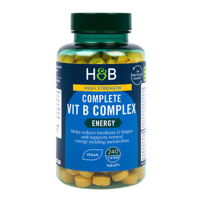 Vitamina B Completa Complejo Alta Potencia - 240 y 120 Comprimidos