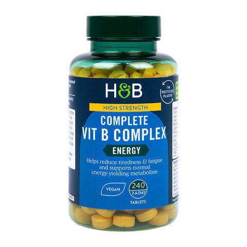 Vitamina B Completa Complejo Alta Potencia - 240 y 120 Comprimidos