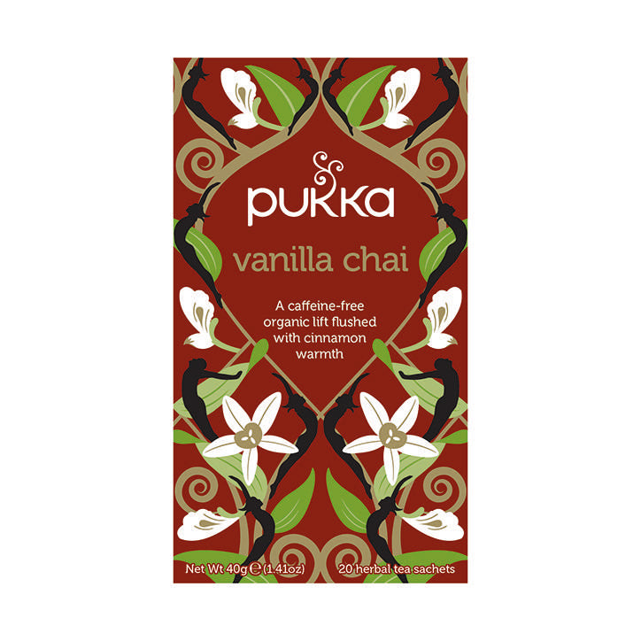Pukka Té de Vainilla Chai - 20 bolsitas de té
