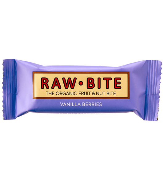 Raw Bite Barrita Energética de Frutos del Bosque y Vainilla Bio - 50g