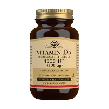 Solgar Vitamina D3 4000 IU - Cápsulas Vegetales