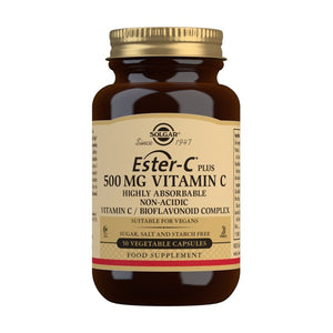 Solgar Ester-C Plus 500mg con Vitamina C - 50 Cápsulas Vegetales