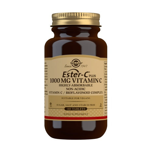 Solgar Ester - C Plus 1000mg con Vitamina C - 180 y 90 Comprimidos